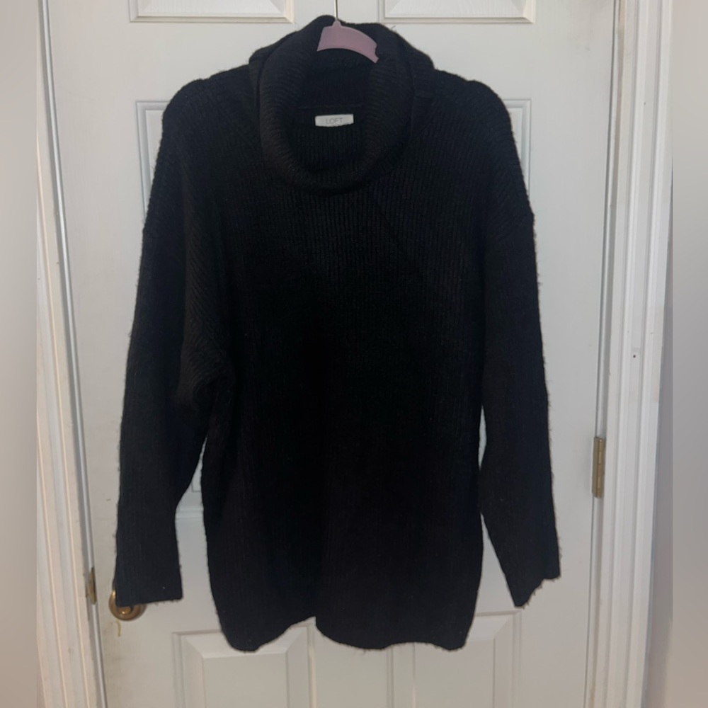 Black Turtle Neck Loft Sweater